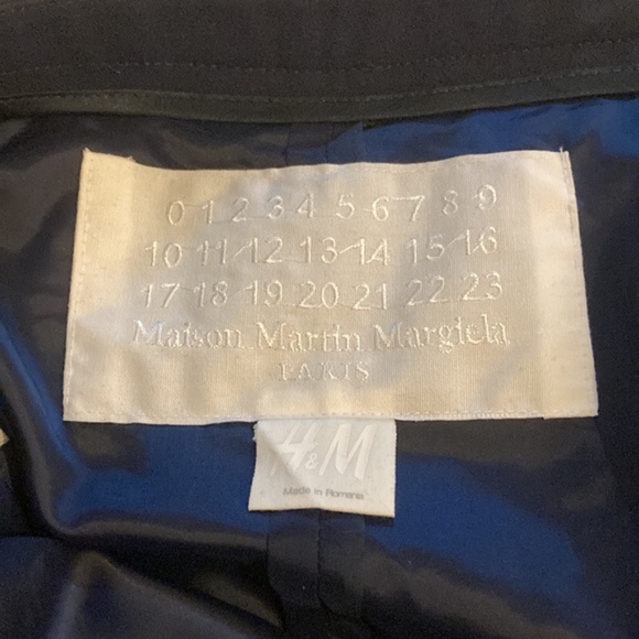 Maison Martin Margiela For H&M Navy Skirt Asymmetric Inside Out Design 6 - Picture 8 of 12